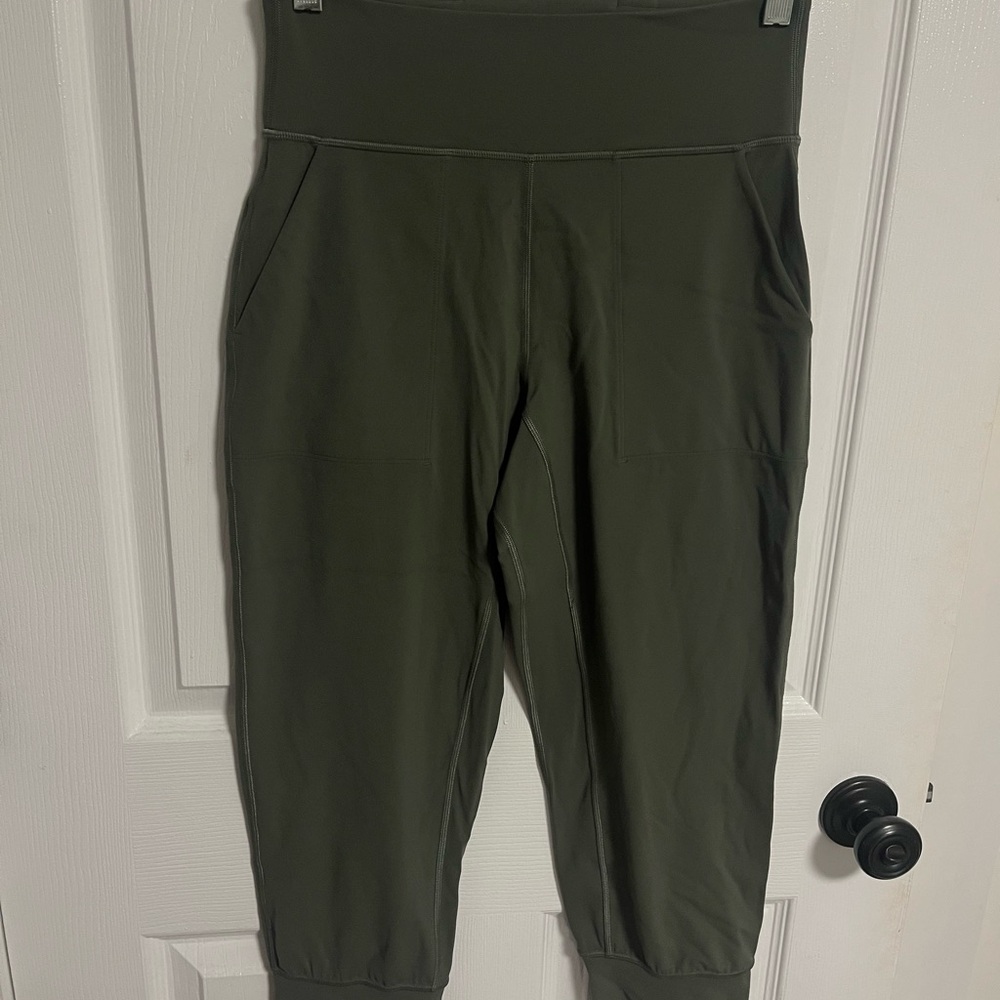 Olive Green Lulu align joggers